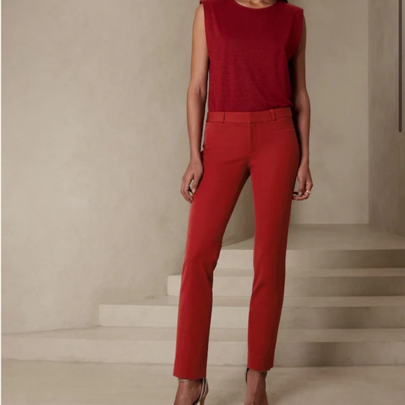 Banana Republic Pants - Red Sloan Slim Pant - Banana Republic